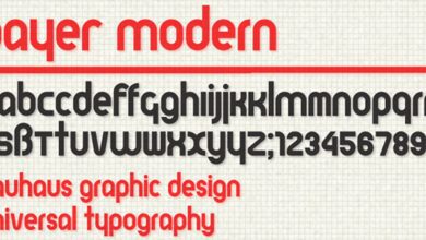 Bayer Modern Font cover | Muhammad Niaz Bayer Modern Font