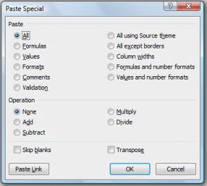 Paste Special in Microsoft Excel 2013 | Muhammad Niaz Paste Special in Microsoft Excel 2013