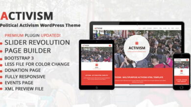 Political Activism Theme Preview