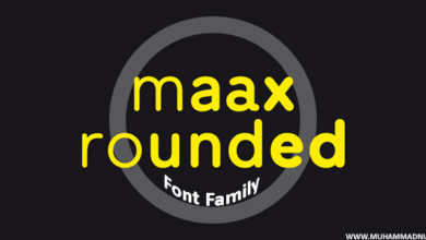 Maax Rounded Font Cover