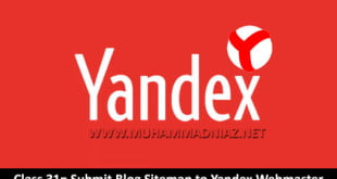 Submit Blog Sitemap to Yandex Webmaster Cover