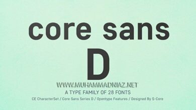 Core Sans D Font Cover