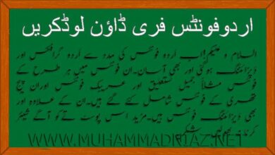 Urdu Font Collections Preview