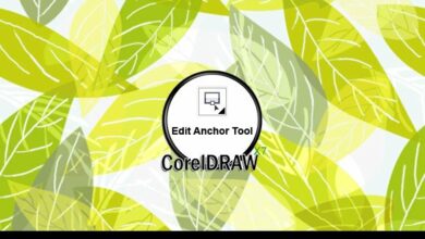 Edit anchor tool from CorelDRAW