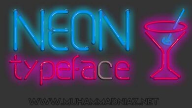 NEON Typeface Cover