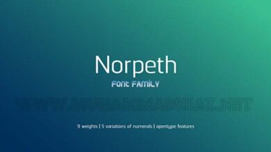 Norpeth Font Family Cover Preview